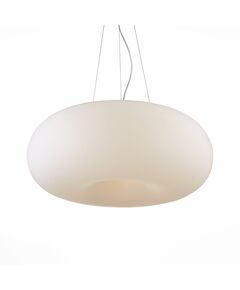 Светильник подвесной ST-Luce SFERA [Серебристый/Молочно-белый E27 5*60W (из 2-х коробок)]