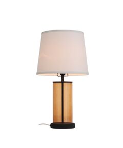 Настольная лампа ST-Luce Vecolе [Черный, Коричневый/Белый E27 1*60W]