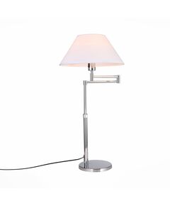 Настольная лампа ST-Luce Mossa [Хром/Белый E27 1*60W (из 2-х коробок)]