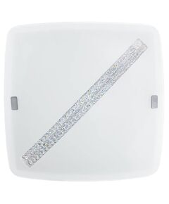 Светодиодный светильник настенно-потолочный OSSEJA [16W (LED), 340х340, стекло с кристаллами]