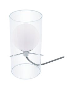 Настольная лампа KARLO, [1X33W (G9), IP20 Лампы G9-ECO*1X33W*включены Сталь / Матовое стекло, стекло]