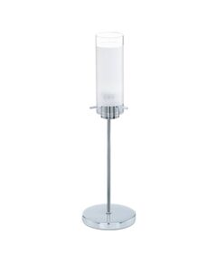 Светодиодная настольная лампа AGGIUS, [1X6W (LED), H420, хром/стекло]