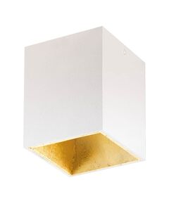 Светодиодный потолочный светильник POLASSO, [1х3,3W (LED), 100X100, белый, золотой]