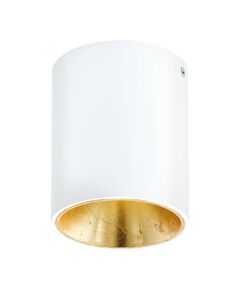 Светодиодный потолочный светильник POLASSO, [1х3,3W (LED), ?100, белый, золотой]