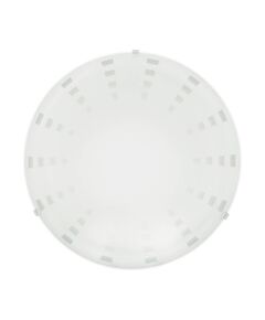 Настенно-потолочный светильник ALBEDO, [1х60W (E27), ?315, сталь, белый/сатиновое стекло, белый]