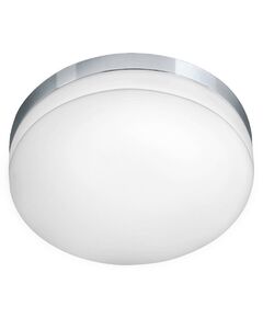 Светодиод. потолочный светильник LED LORA, [16W (LED), 320, IP54, сталь, хром/опаловое стекло, белый]