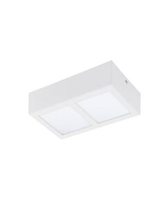Светодиод. накладной светильник СOLEGIO,[ 2x4,2W (LED), 215x115, сталь, белый/пластик, белый]