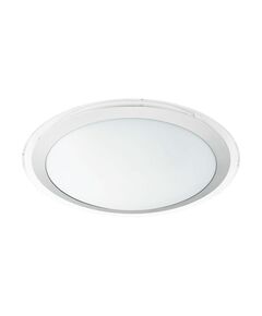Светодиод. настенно-потол. светильник COMPETA 1, [24W(LED), [435, сталь, белый/пластик, белый, серебр., прозрач.]