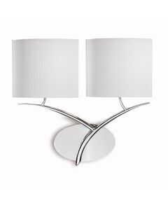Бра Mantra Eve [WALL LAMP 2L CHROME / OFF WHITE SHADE]