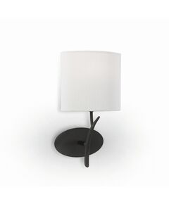 Бра Mantra Eve [WALL LAMP 1L GREY ANTHRACITE /OFF WHITE SHADE]