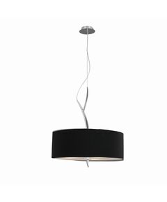 PENDANT 3L [CHROME / BLACK SHADE]