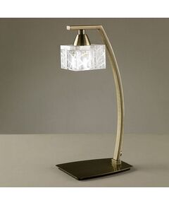 TABLE LAMP 1L ANTIQUE BRASS