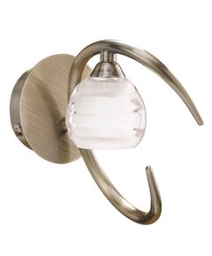 Бра LOOP [WALL LAMP 1L ANTIQUE BRASS]