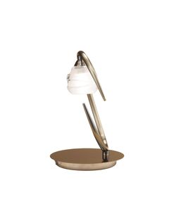 TABLE LAMP 1L ANTIQUE BRASS