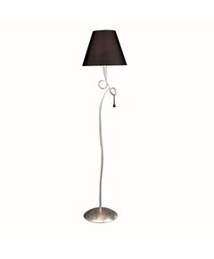 FLOOR LAMP 1L [SILVER PAINTED]