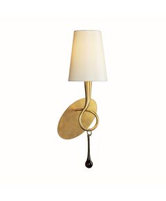 WALL LAMP 1L GOLD PAINTED
