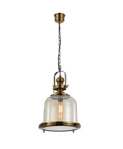 LAMP 1L BIG ANTIQUE BRASS