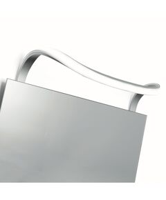 WALL LAMP SMALL WAVE [SILVER CHROME - IP44]