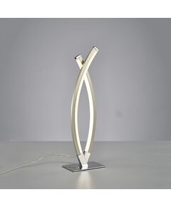TABLE LAMP SATIN [NICKEL + CHROME]