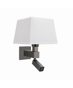 Бра Mantra Bahia [WALL LAMP DARK BROWN+SQUARE WHITE SHADE]