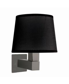 Бра Mantra Bahia [WALL LAMP DARK BROWN+ROUND BLACK SHADE]