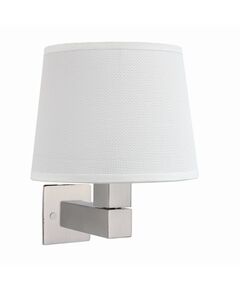 Бра Mantra Bahia [WALL LAMP SATIN NICKEL+ROUND WHITE SHADE]