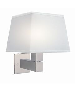 Бра Mantra Bahia [WALL LAMP SATIN NICKEL+SQUARE WHITE SHADE]