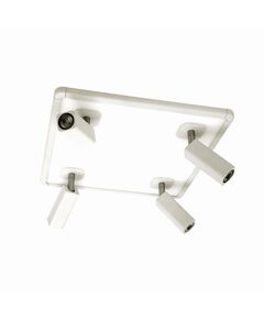 CEILING 4L SQUARE WHITE WHITE]