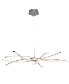 PENDANT [60W - DIMMABLE (AIRE) CHORME & SILVER]