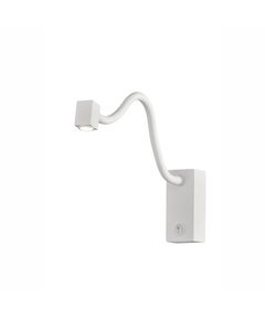 WALL LAMP ARM READER [LED - 1L - 3W WHITE]