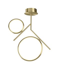 Подвесная светодиодная люстра Mantra Olimpia Oro [CEILING LAMP LED 30W SATIN GOLD]