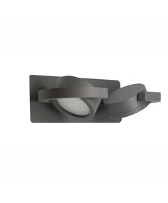 WALL LAMP GX53 - 2L DARK GREY