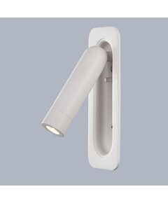 WALL READING LIGHT RECESSED WHITE [3W 3000K SAND WHITE]