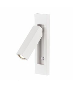 WALL READING LIGHT RECESSED WHITE [3W 3000K SAND WHITE]