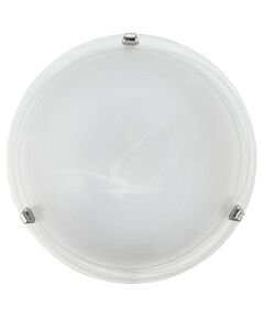 Светильник настенно-потолочный SALOME,[ 2х60W (E27), 400, хром/алебастровое стекло]