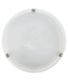 Светильник настенно-потолочный SALOME, [1х60W (E27), хром/алебастровое стекло]