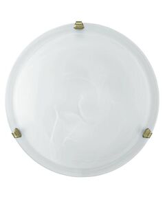 Светильник настенно-потолочный SALOME,[ 1х60W (E27), 300, бронза/алебастровое стекло]