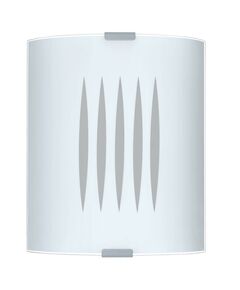 Светильник настенно-потолочный GRAFIK, [1х60W (E27), 180х210, мотив "линии"]