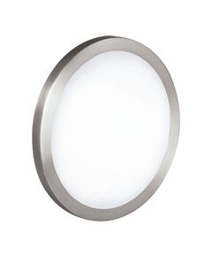 Светильник настенно-потолочный AREZZO,[ 1х60W (E27), 345, никель/белый]