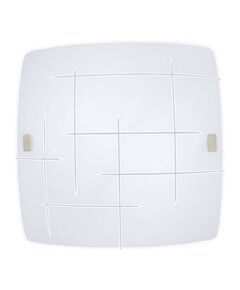 Светильник настенно-потолочный SABBIO[ 1, 2х60W (E27), 410х410, белый]