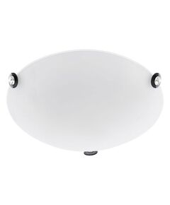 Светодиодный светильник настенно-потолочный CAFIERA [12W (LED), ?370, хром/белый/насыпной хрусталь]