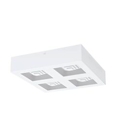 Светодиодный настенно-потолочный светильник FERREROS [4X6,3W(LED), 270X270, H60, сталь/белый/пластик/белый]