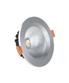 Светильник встраиваемый серебро [d10,6 h4 Led 7W (4000K)]