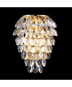 Бра CHARME AP2+2 LED GOLD/TRANSPARENT CRYSTAL LUX