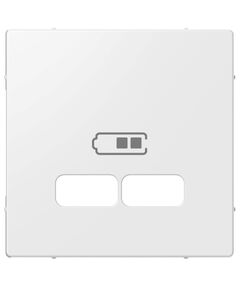 Центральная плата розетки USB, [Белый, Merten System M, Schneider Electric]
