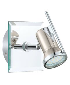 Светодиодный спот TAMARA 1 [1х2,5W (GU10), IP44, никель/хром/зеркало TAMARA 1 1990 GU10*LED-1X2,5W*включены]