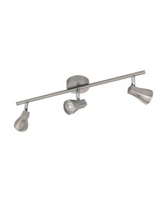 Светодиодный спот TIBERIO [3х3W (LED), L480, B80, 3х400lm, сталь, пластик, никель матовый]