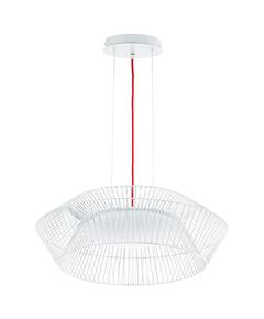 Светильник Светодиодный подвес PIASTRE, [18W (LED), белый/красный кабель PIASTRE]