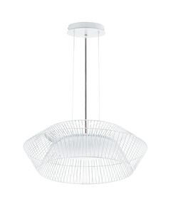 Светодиодный подвес PIASTRE, [18W (LED), белый/черно-белый кабель PIASTRE 12990 LED*1X18W*включены]