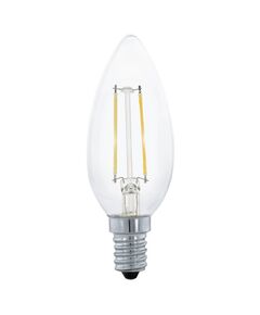 Лампа светодиодная филаментная EGLO "Свеча" [2W (Е14), 2700K, 180lm, прозрачный]